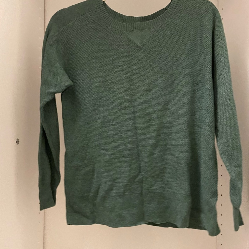 American Eagle Outfitters Womens Green Crewneck Sweater